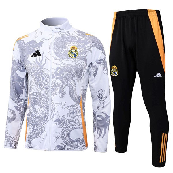 Chandal Real Madrid 2024/25 Blanco Gris 2